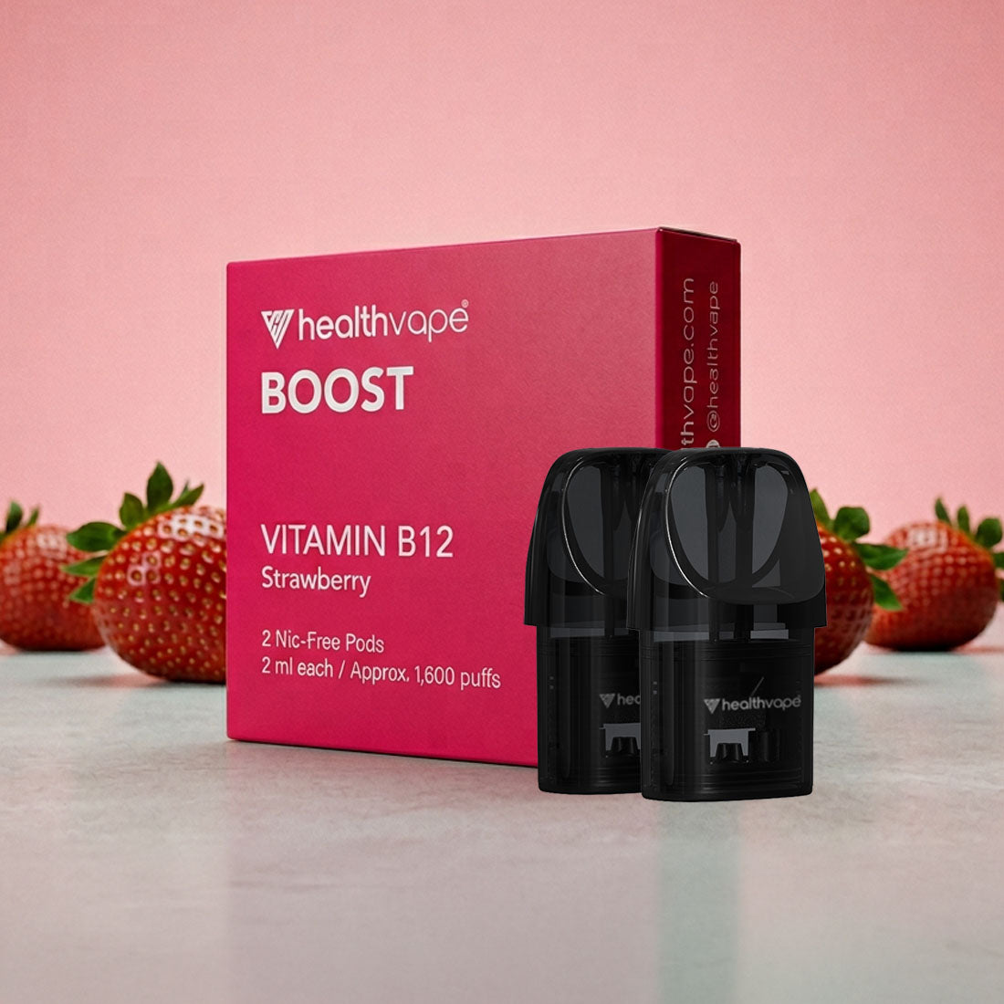 Strawberry Pods | B12 Vape Pods, multi-packs - HealthVape Strawberry Pods | B12 Vape Pods, multi-packs - HealthVape