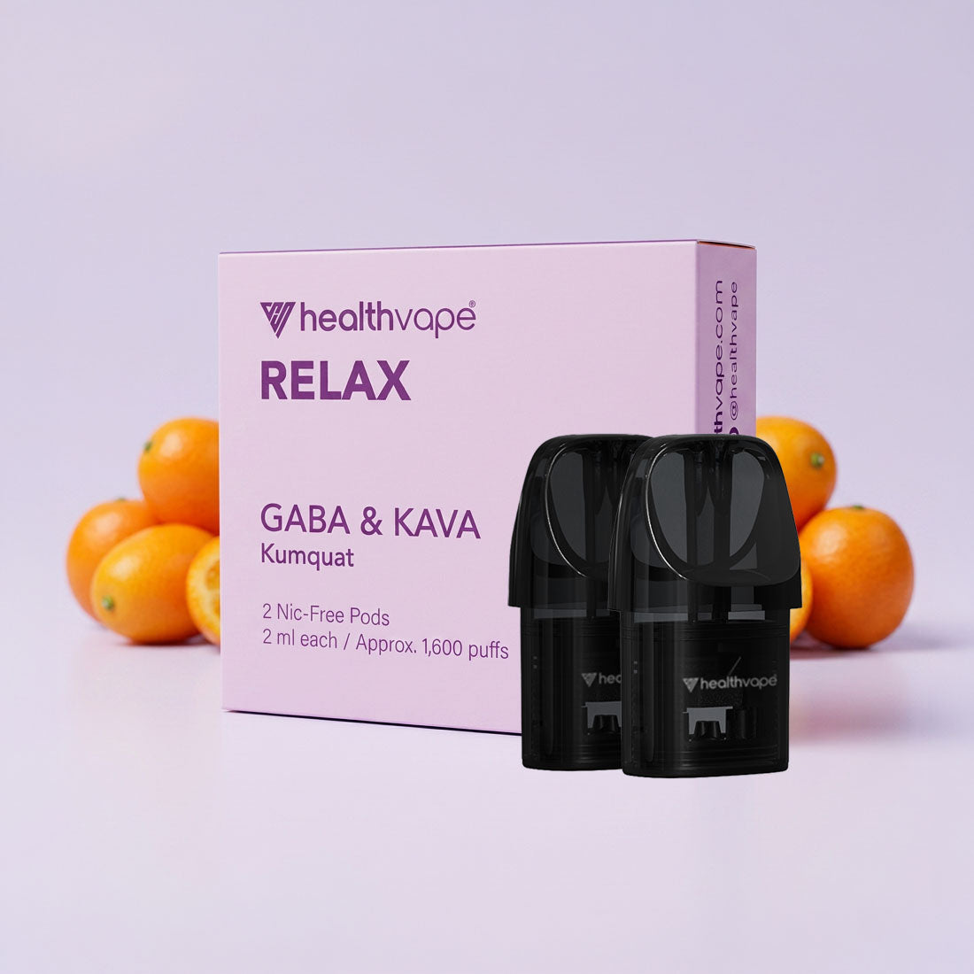 RELAX Gaba and Kava with Kumquat Flavor HealthVape RELAX Gaba and Kava with Kumquat Flavor HealthVape