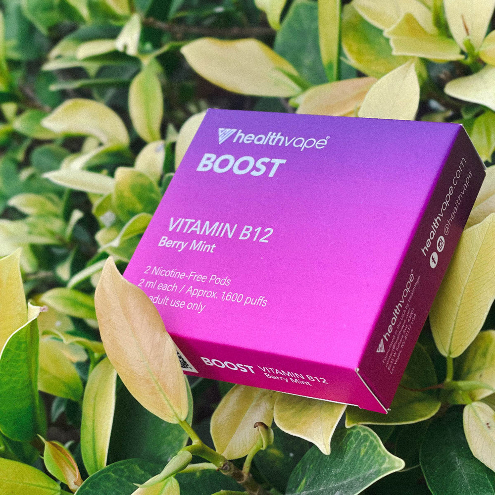 Vitamin B12 Vapes: BOOST Pens & Pods - HealthVape Vitamin B12 Vapes: BOOST Pens & Pods - HealthVape