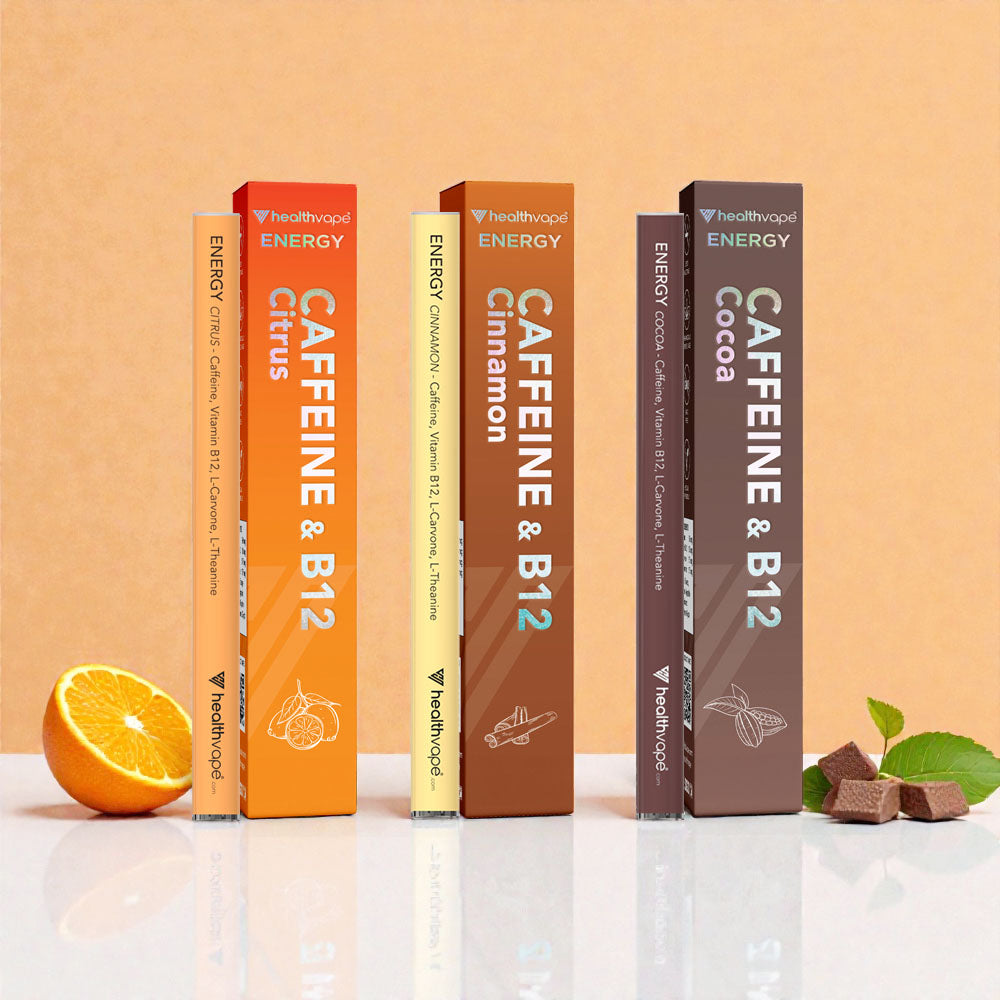 caffeine vapes Vape Pens: Citrus, Cocoa, Cinnamon | 3-Pack
