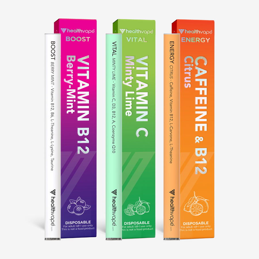 Vitamin Inhalers - 3-Pack of Refreshing Flavors – HealthVape