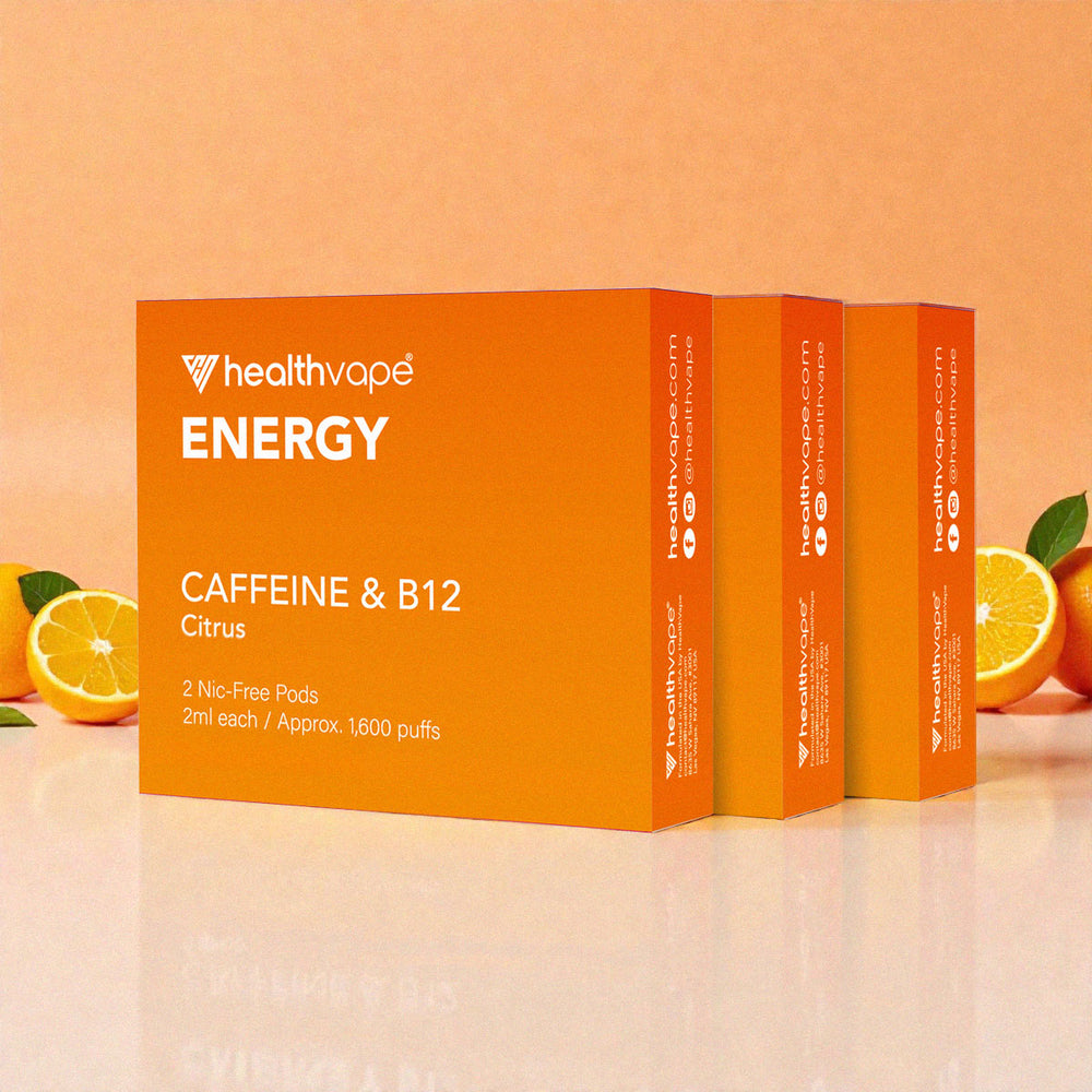 Caffeine Vapes: Pens & Pods - HealthVape Caffeine Vapes: Pens & Pods - HealthVape