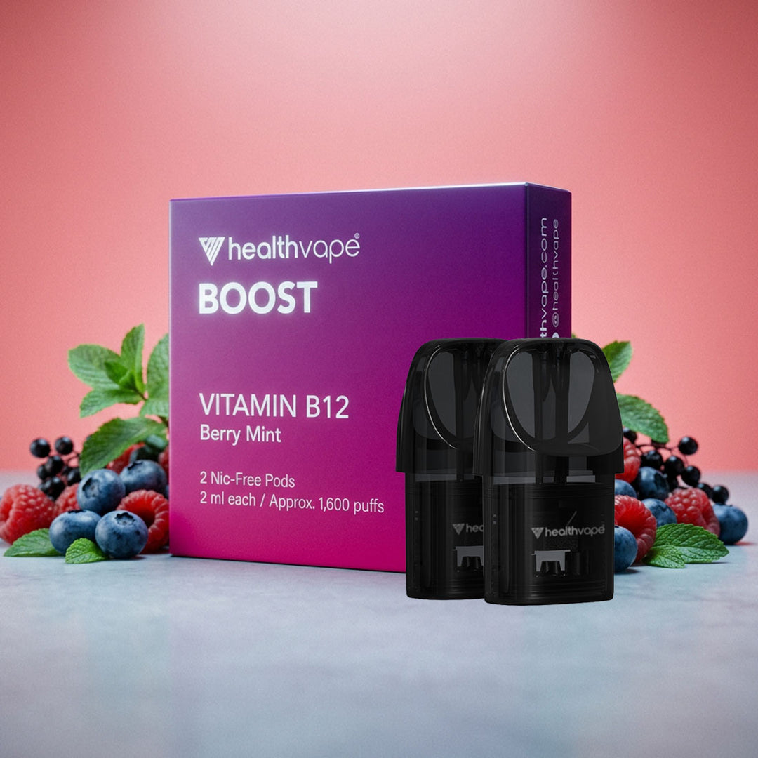 Berry Mint Pods | B12 Vape Pods, 2-pack - HealthVape Berry Mint Pods | B12 Vape Pods, 2-pack - HealthVape