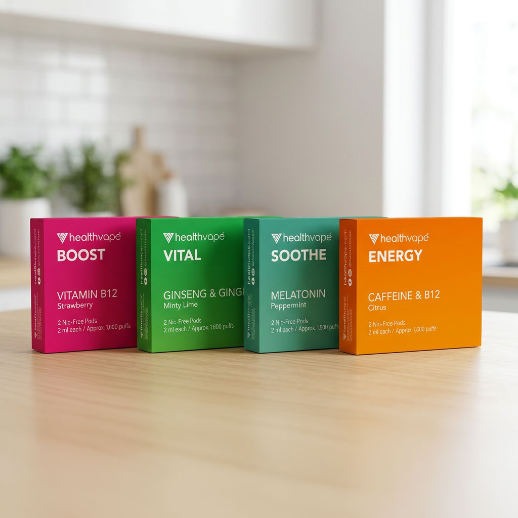 Nic-Free Vape Pods in a Variety of Flavors | HealthVape Nic-Free Vape Pods in a Variety of Flavors | HealthVape