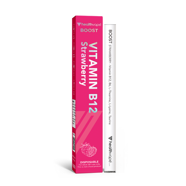 Vitamin B12 Inhaler - Strawberry Flavor - Boost – HealthVape