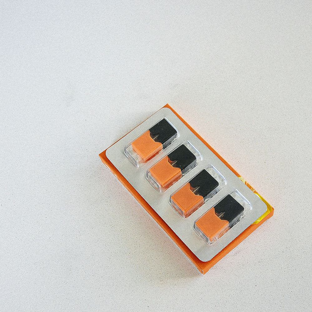 HealthVape supplement pod bundle boxes in assorted colors with promotional text on white background