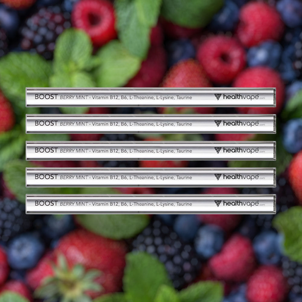 Vitamin B12 Vape Pen - BOOST, Nicotine-Free - HealthVape Vitamin B12 Vape Pen - BOOST, Nicotine-Free - HealthVape