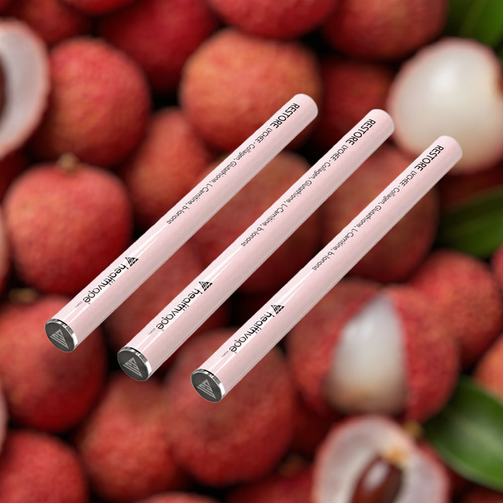 Collagen Lychee Vape Pen - RESTORE - HealthVape Collagen Lychee Vape Pen - RESTORE - HealthVape