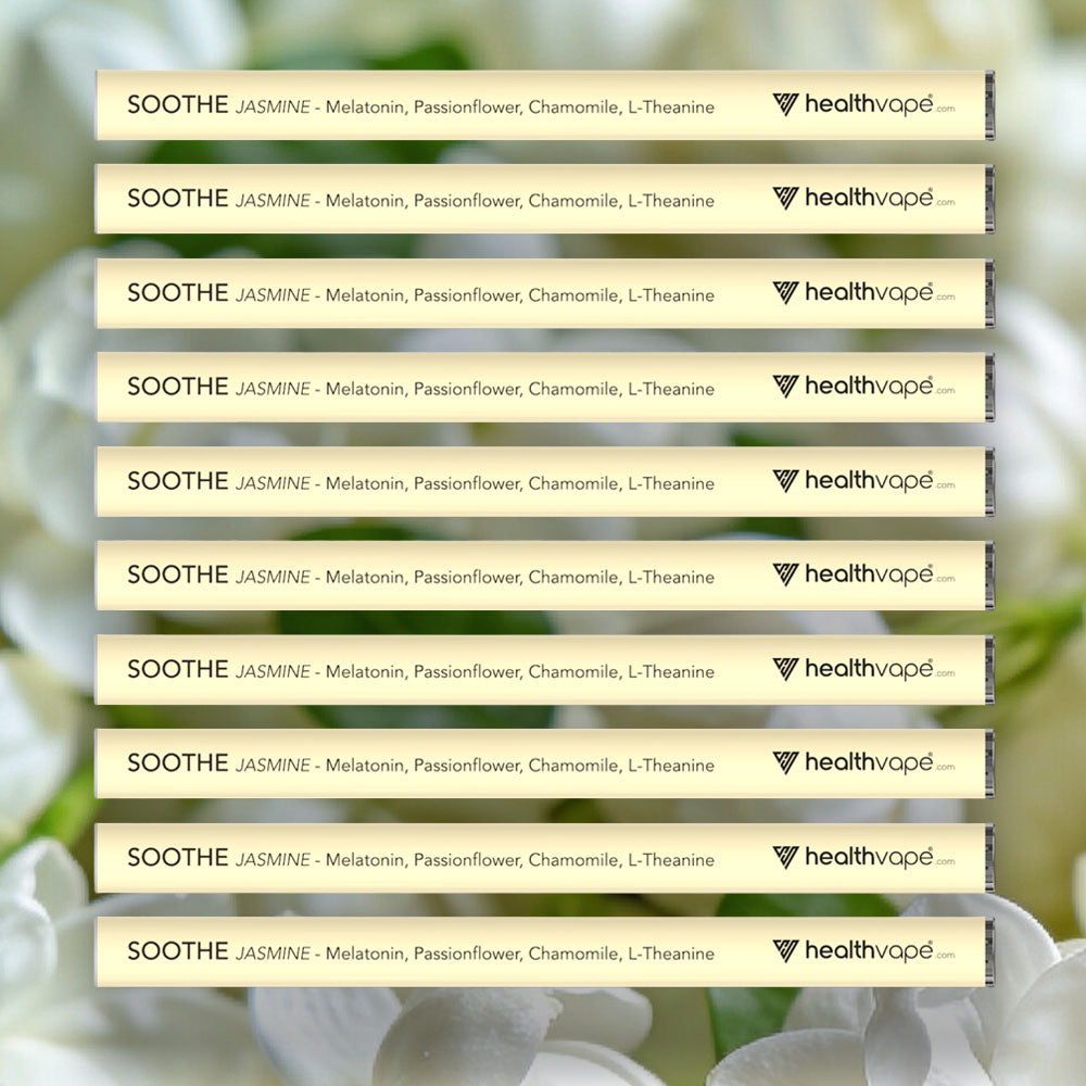 Melatonin Jasmine Vape Pen - SOOTHE - HealthVape Melatonin Jasmine Vape Pen - SOOTHE - HealthVape