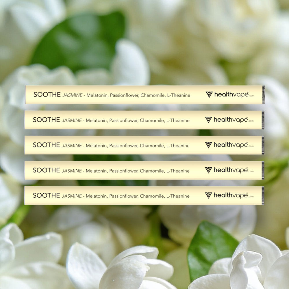 Melatonin Jasmine Vape Pen - SOOTHE - HealthVape Melatonin Jasmine Vape Pen - SOOTHE - HealthVape