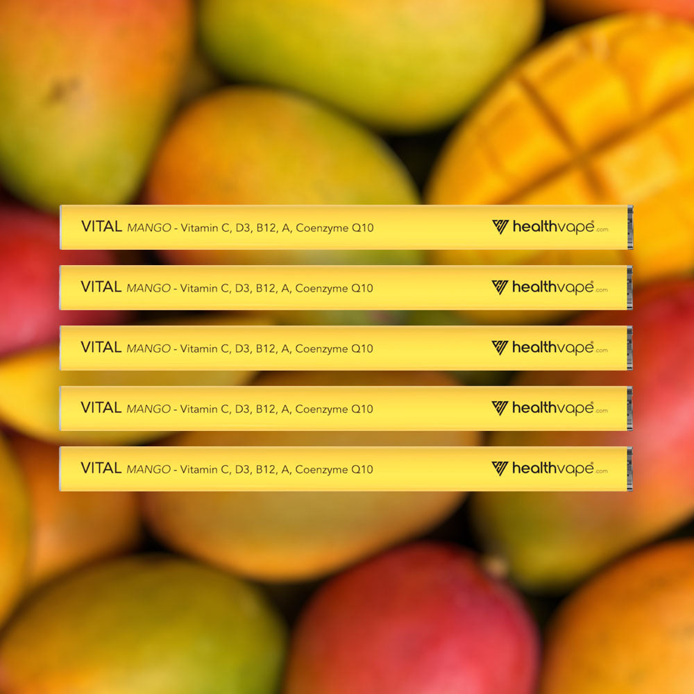 Vitamin C Vape Pens, Mango Vape - VITAL - HealthVape Vitamin C Vape Pens, Mango Vape - VITAL - HealthVape