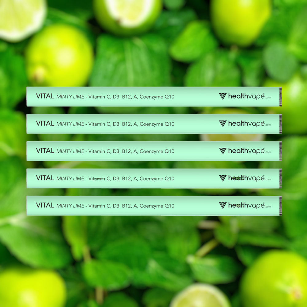 Vitamin C Vape Pens, Minty Lime - VITAL - HealthVape Vitamin C Vape Pens, Minty Lime - VITAL - HealthVape